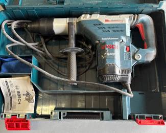 BOSCH 13 Amp Corded 1-5/8 in. SDS-max Variable Speed Rotary Hammer Drill with Auxiliary Side Handle and Carrying Case