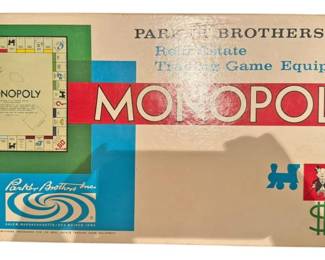1961 Monopoly Board Game