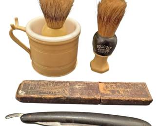 Vintage and Antique Mens Shaving Items