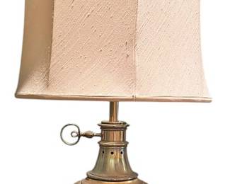 Tall Brass Mid Century Table Lamp