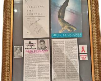 Signed Greg Louganis Memorabilia