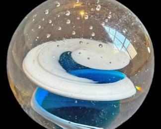 Art Glass Murano Style Paperweight