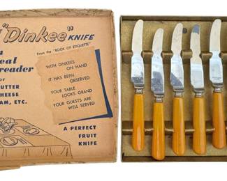 1950s The Dinkee Knife Set Bakelite
