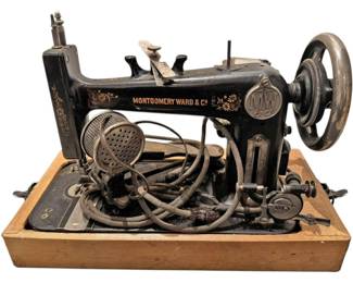 Antique Montgomery Ward Sewing Machine