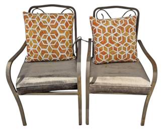 Pair of Outdoor Patio Chairs