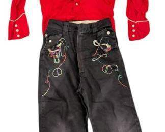Vtg. 1960s Embroidered Boys Westernwear