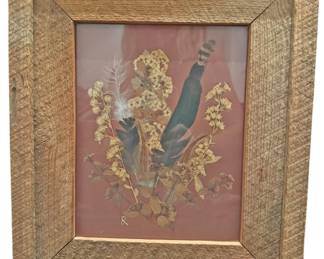 Reclaimed Wood Framed Ozark Wildflowers