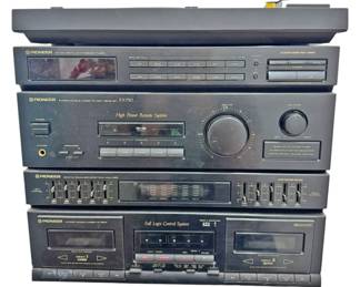 Pioneer CD Turntable Cassette Receiver Set
