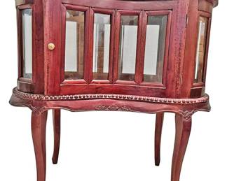 Mahogany KidneyShaped Drinks Cabinet