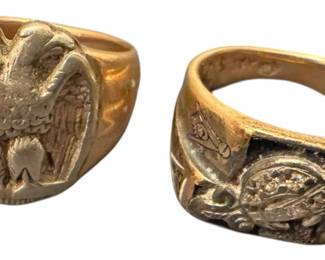 32nd Degree Scottish Rite Masonic Rings