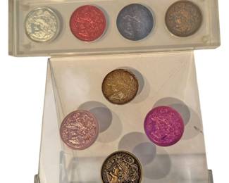2 Sets of Mardi Gras Krewe of Olympus Coins