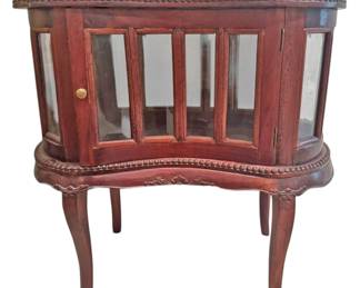 Mahogany KidneyShaped Drinks Cabinet