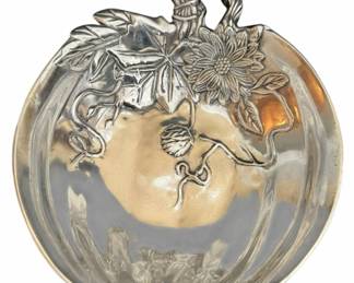Fitz Floyd Cast Aluminum Pumpkin Tray