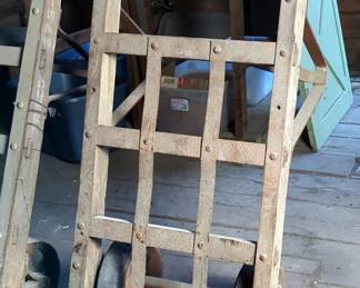 Industrial Railroad Wood With Cast Iron Hand Truck/Dolly