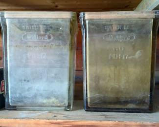 Willard Type MH-17 Battery Jars, Qty 2