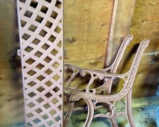 Cast Iron Garden Bench Parts
