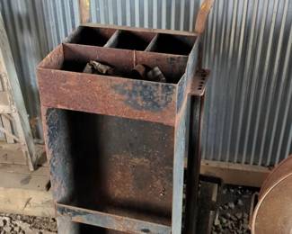 Metal Utility Cart, 46" Tall