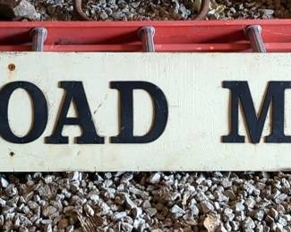 Wood Hand Crafted Railroad Museum Sign