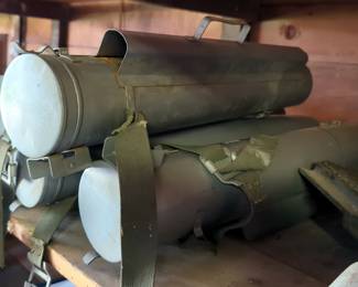 Metal Canisters, Qty 5