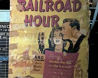 Railroad Advertising and Memorabilia Signage