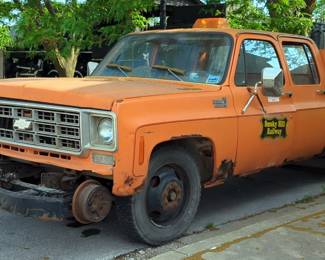 1978 Chevrolet C-20 Crew Cab Rail Truck, VIN CCL248B155826, Mileage Showing On Odometer 62,679