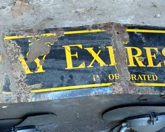 Railway Express Agency Metal Sign