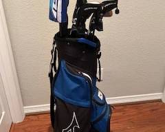 Fairway woods and hybrid and cart bag