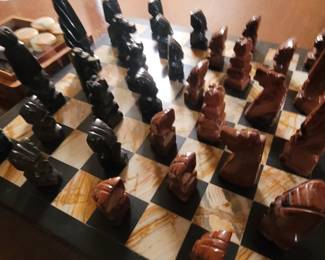 Marble chess set