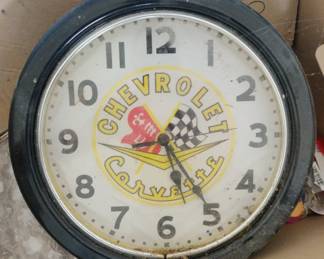 Corvette clock