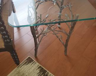 Natching end table