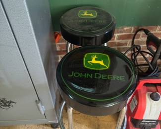 2 John Deere stools