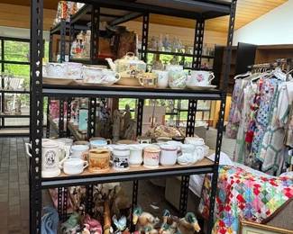 Ewers, vases, mustache cups, figurines, etc.