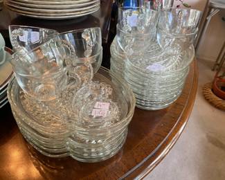 Antique Luncheon Plates with Cups.