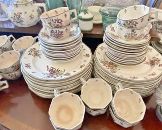 China Set, Royal Doulton, Old Leeds Spray, made in England
