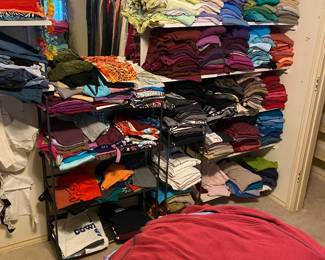 Ladies Sweaters and Tops, rooms full