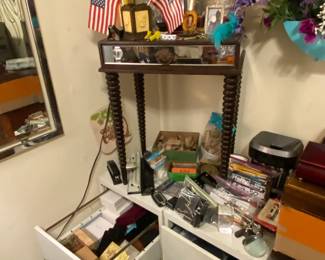 Office Supplies, filing cabinets, hole punches, lamp, and MORE