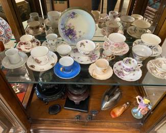 Tea Cup Collection from around the world, England, Irish, Italy