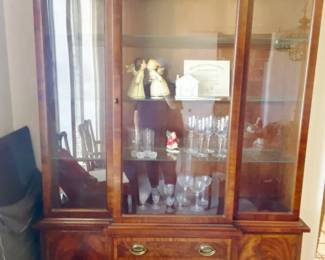 Mahogany Matching China Cabinet