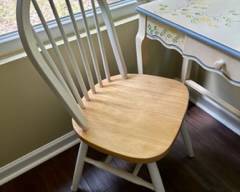 Wooden side chair (2 available) $25 each