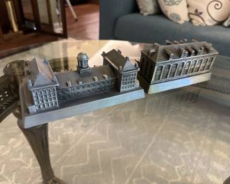 Back side of metal replicas