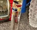 Galileo thermometer, measures temperature based on the principle of buoyancy $20