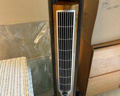 Lasko Wind Curve Platinum Cooling Fan 42", 120 volts without remote, $40