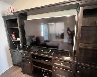 Entertainment center and 60in TV