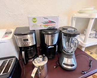 Blender, coffee maker