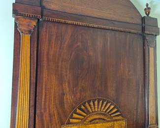 Early mahogany mirror