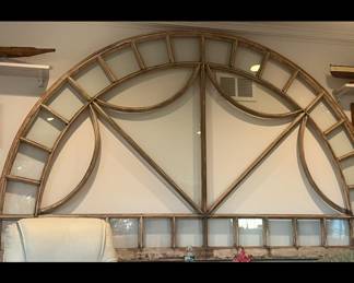 Architectural wood frame window