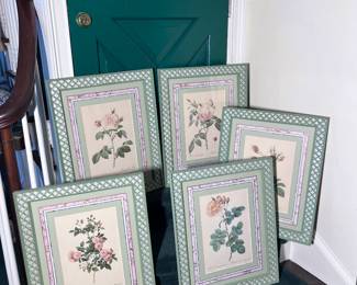 Hand painted frames (3 more may be avail)
