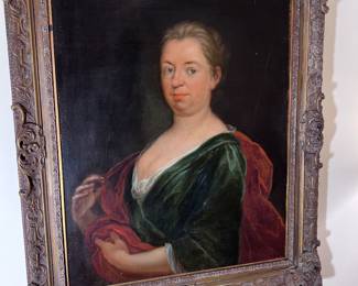EARLY 19th C possibly late 17thC portrait