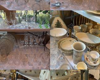 Tea Cups, Lenox, Variety of Beautiful Glass Pieces