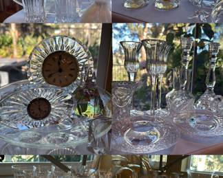 Lots of Crystal Items. Waterford Glasses, Murano Glass, Mikasa Glass...
